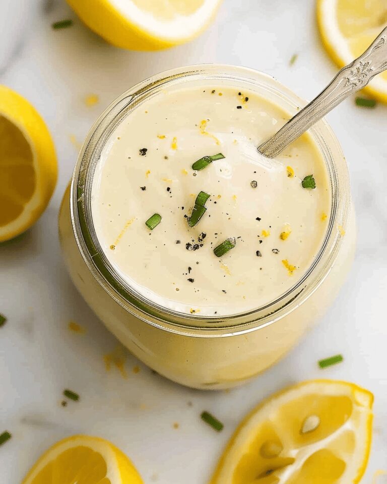 Lemon Garlic Tahini Dressing Recipe