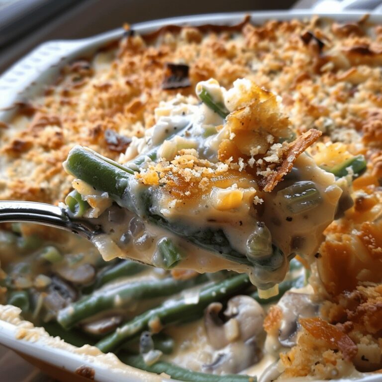 Creamy Green Bean Casserole Recipe
