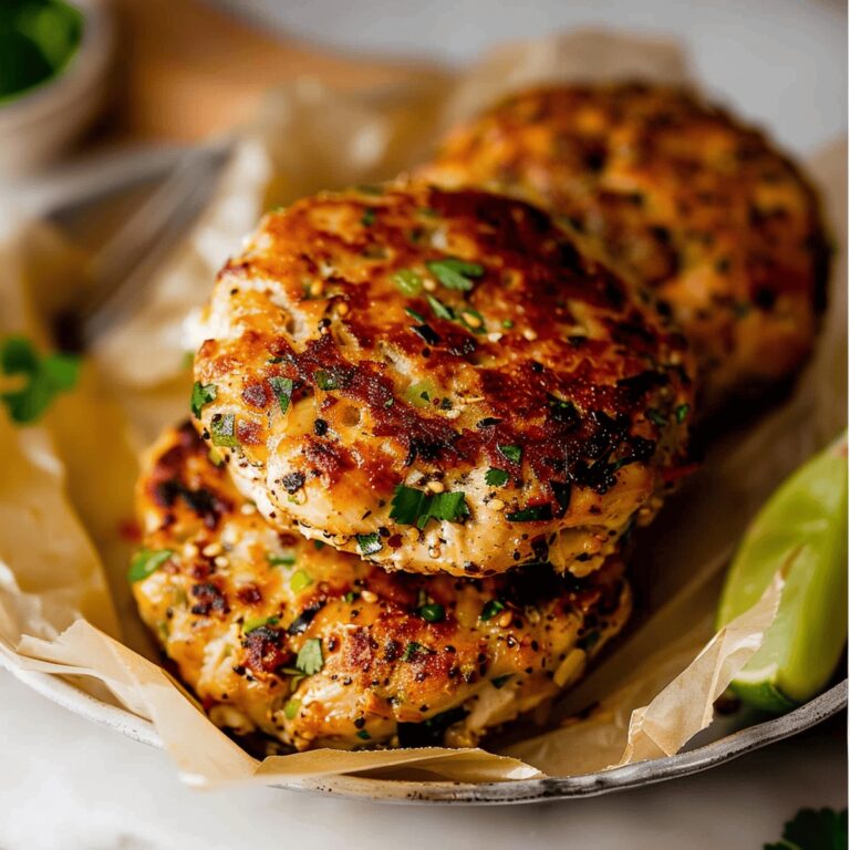 Zesty Chili Lime Chicken Burgers Recipe