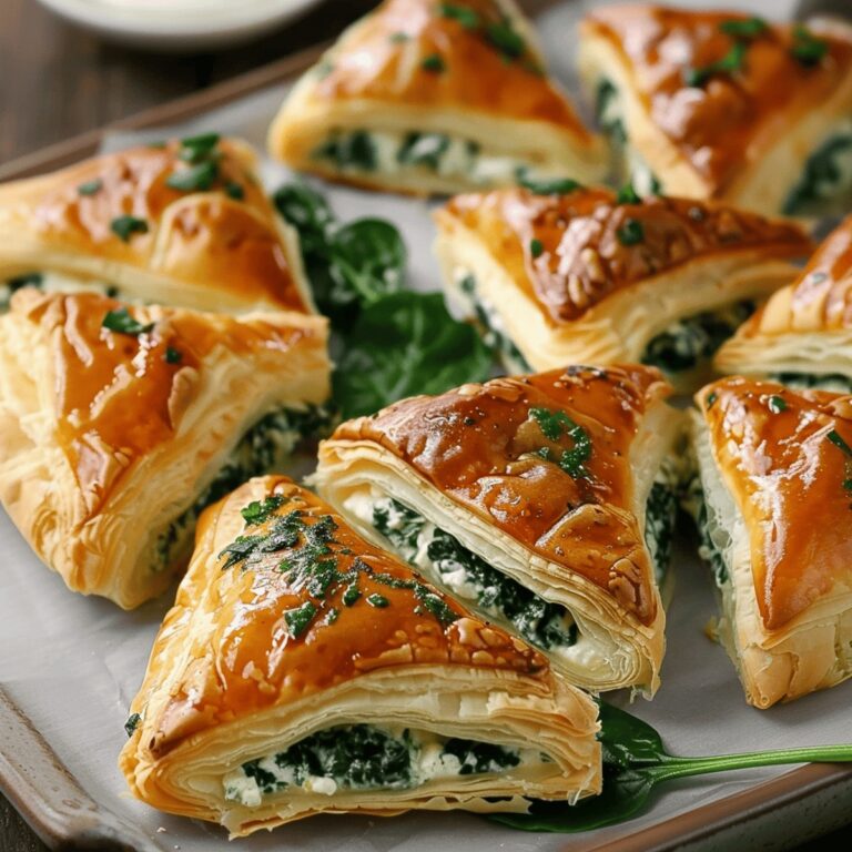 Crispy Cream Cheese Spinach Puffs Recipe