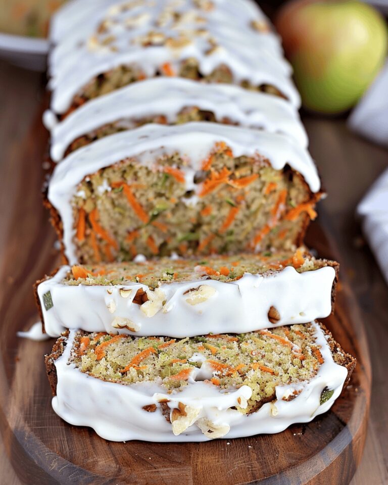 Moist Carrot Apple Zucchini Bread Recipe