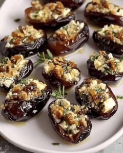 Decadent Honey Roasted Stuffed Dates Recipe