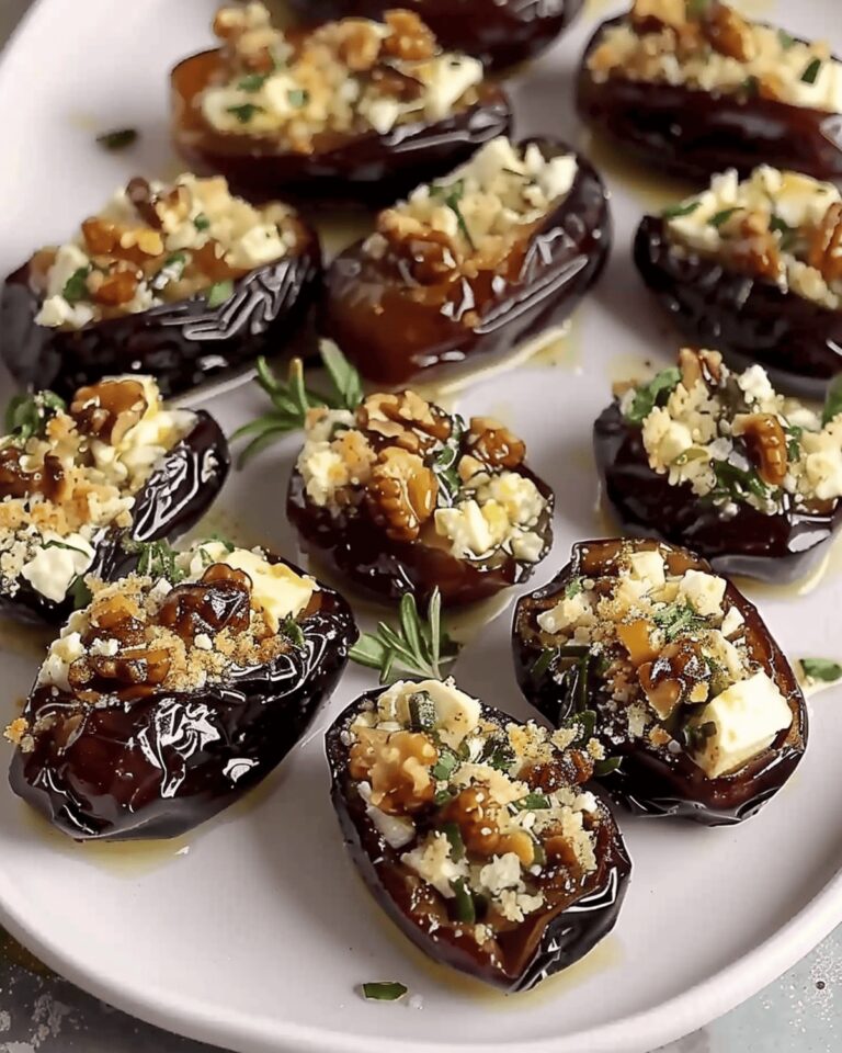 Decadent Honey Roasted Stuffed Dates Recipe