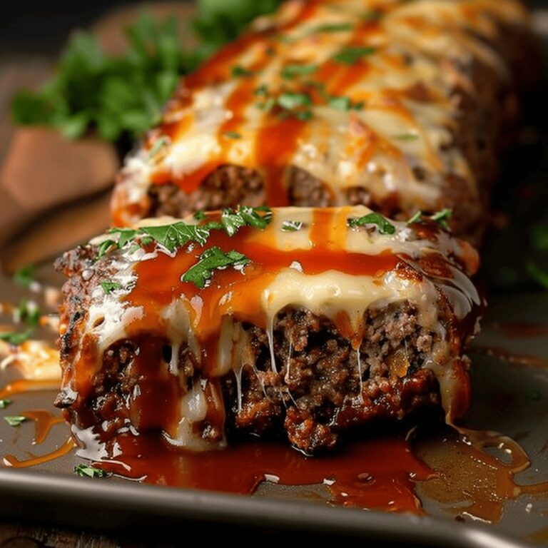 Irresistible Cheese Stuffed Meatloaf Recipe