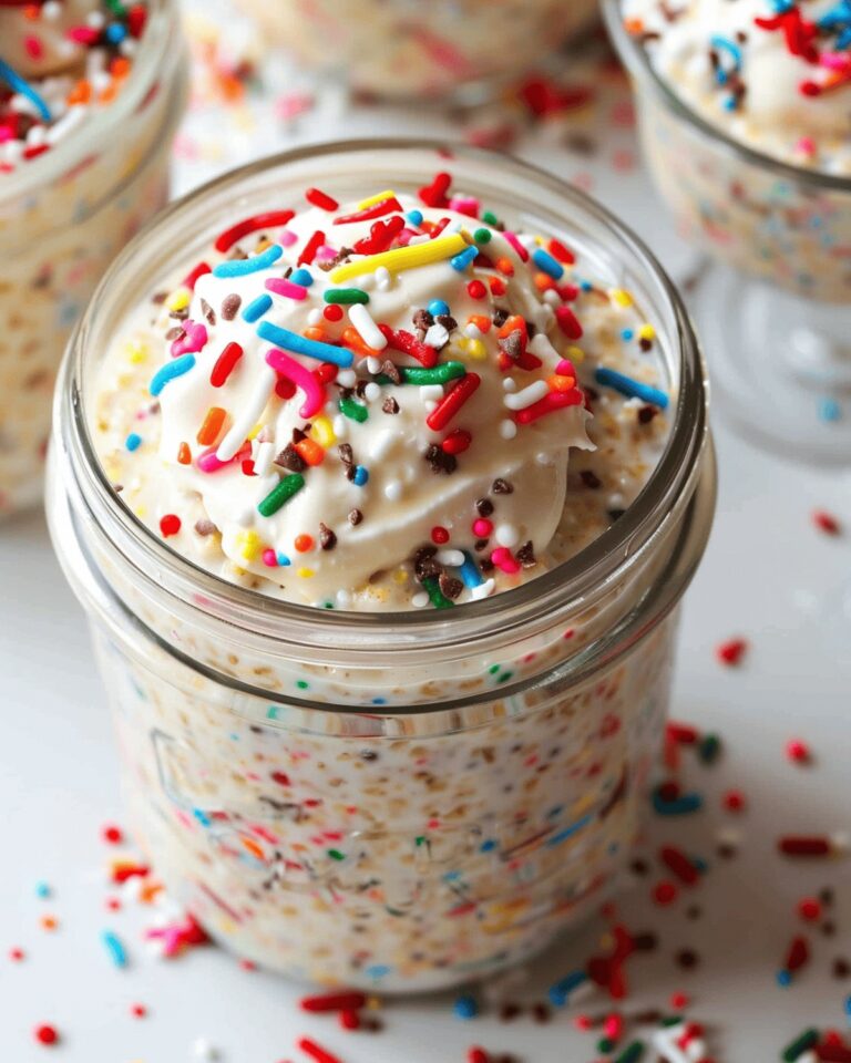 Birthday Cake Overnight Oats Recipe