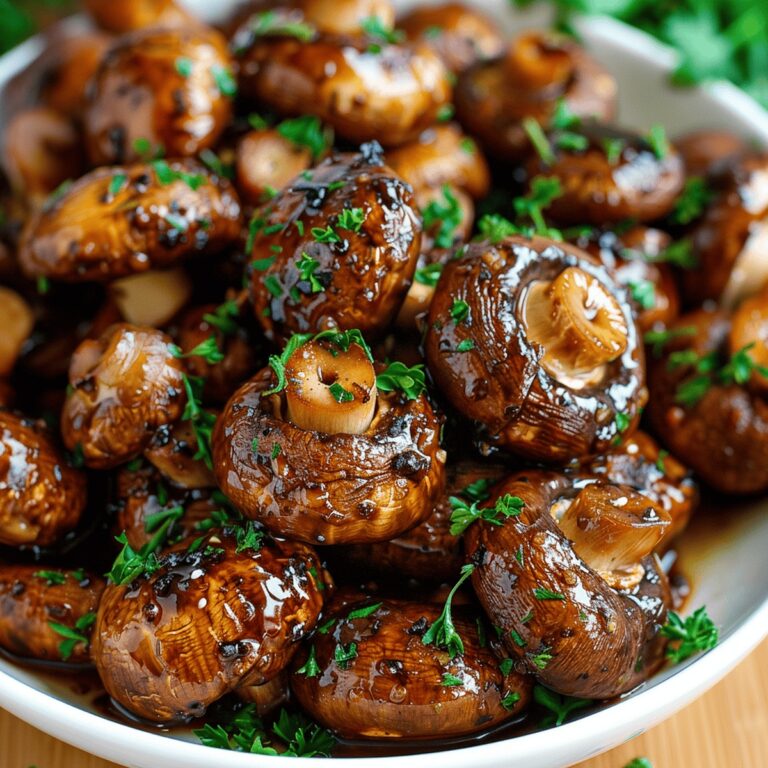 Irresistible Garlic Balsamic Mushrooms Recipe
