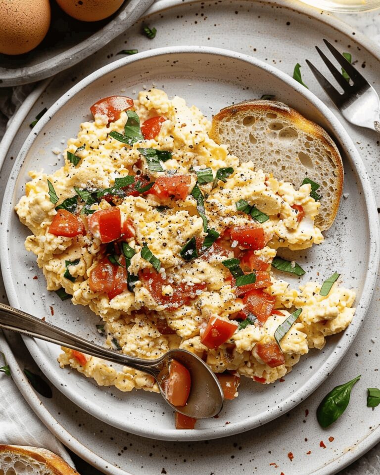 Mediterranean Scrambled Eggs Recipe