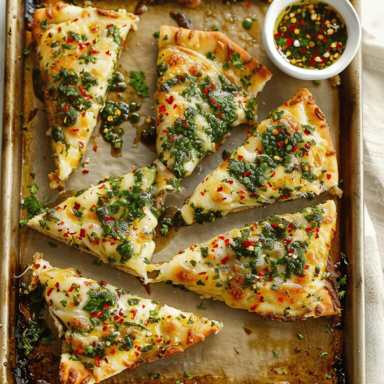 Chimichurri Garlic Bread Recipe