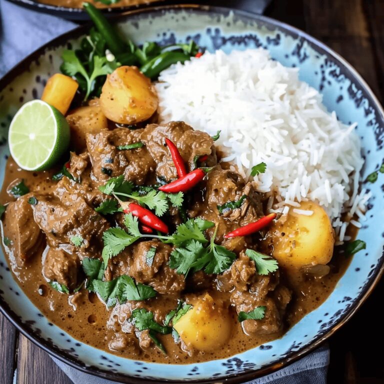 Hearty Slow Cooked Beef Massaman Curry Recipe