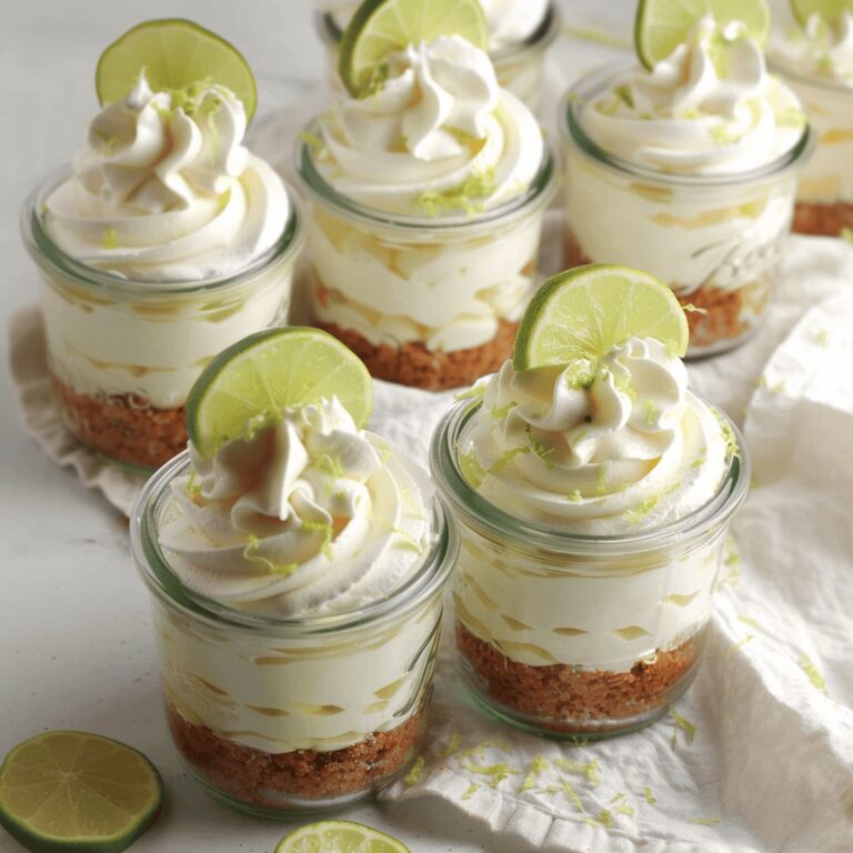 Creamy Key Lime Cheesecake Jars Recipe
