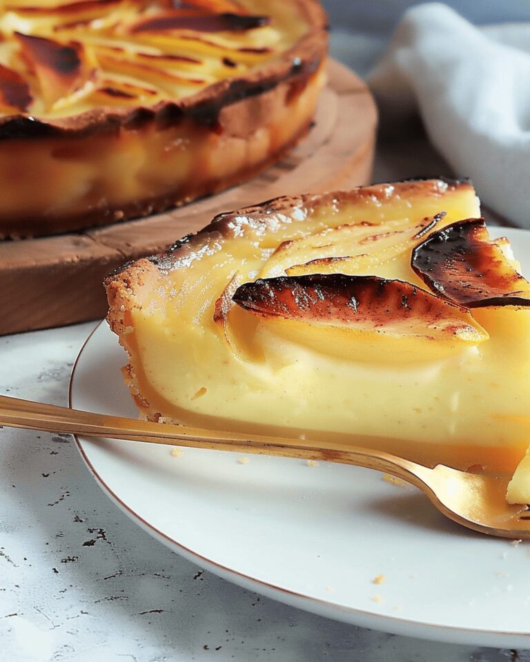 French Custard Pie with Apples (Flan Parisien) Recipe