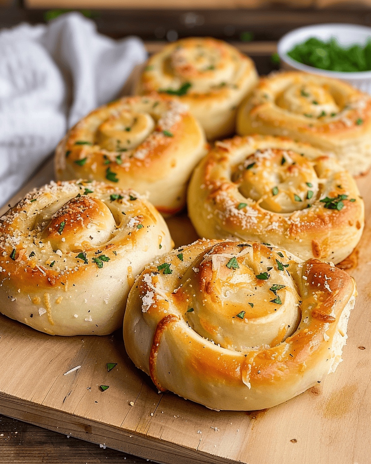 Cheesy Garlic Butter Rollups Recipe