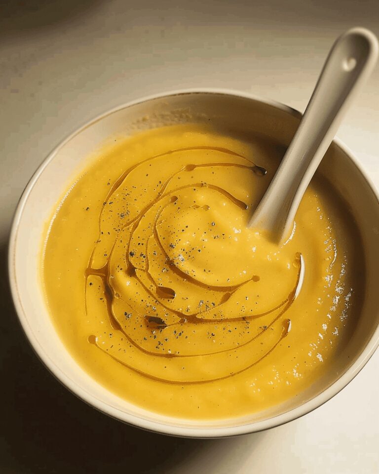Velvety Feta Soup with Butternut Squash & Honey Recipe