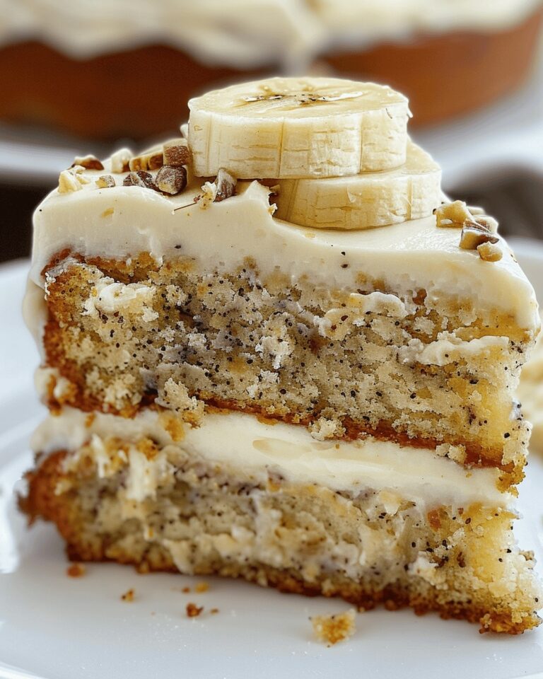 Irresistible Banana Bread Cake with Cream Cheese Frosting Recipe