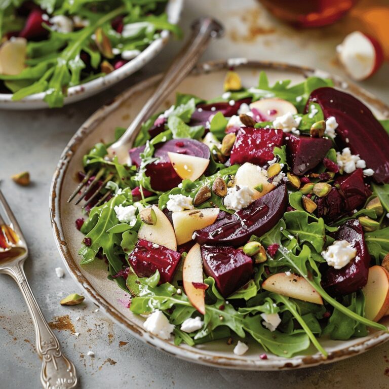 Fresh Beet and Arugula Salad Recipe