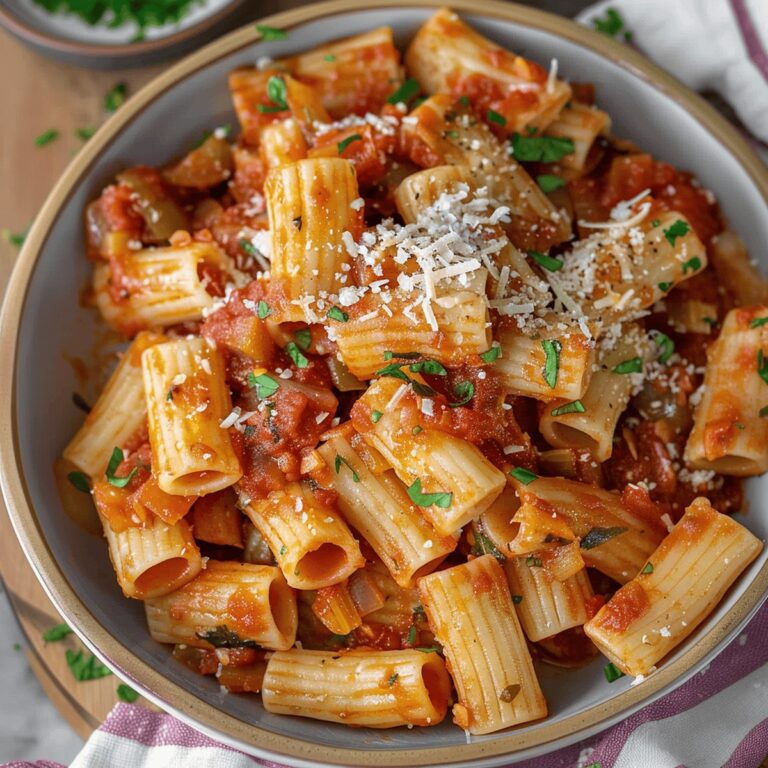 Fiery Rigatoni Arrabbiata Recipe