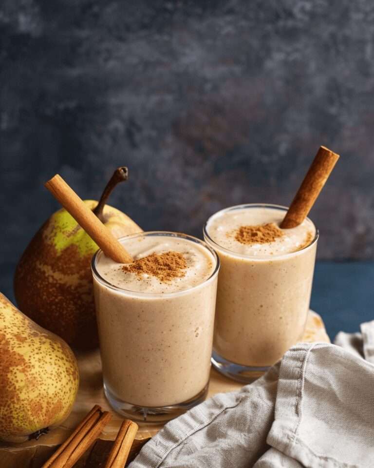 Warming Autumn Pear Smoothie Recipe