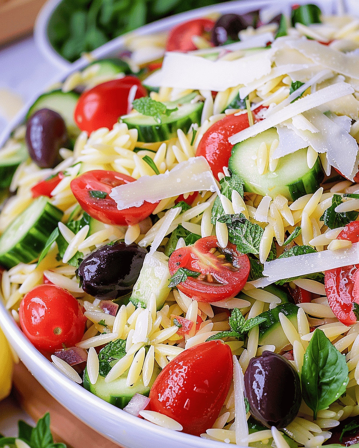 Vibrant Lemon Orzo Salad Recipe