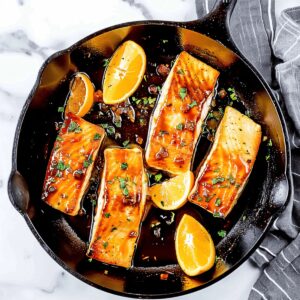 Succulent Orange Glazed Salmon Recipe