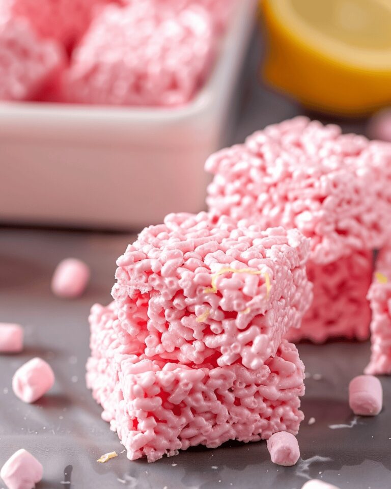 Pink Lemonade Rice Krispie Treats Recipe