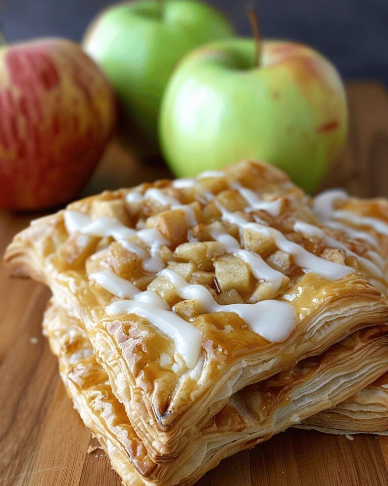 Cream Cheese Puff Pastry with Apples Recipe
