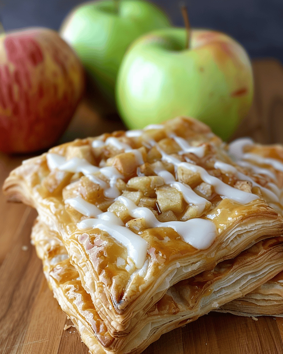 Cream Cheese Puff Pastry with Apples Recipe