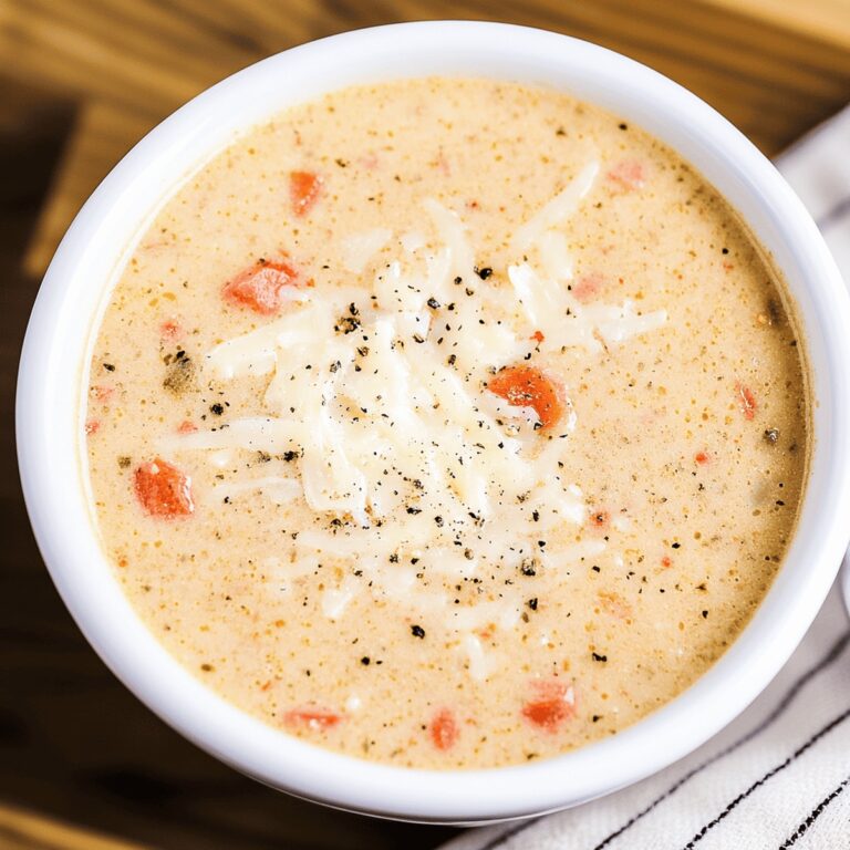 Tomato Basil Parmesan Soup Recipe
