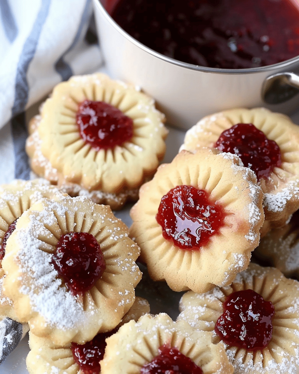 Strawberry Butter Cookies Recipe