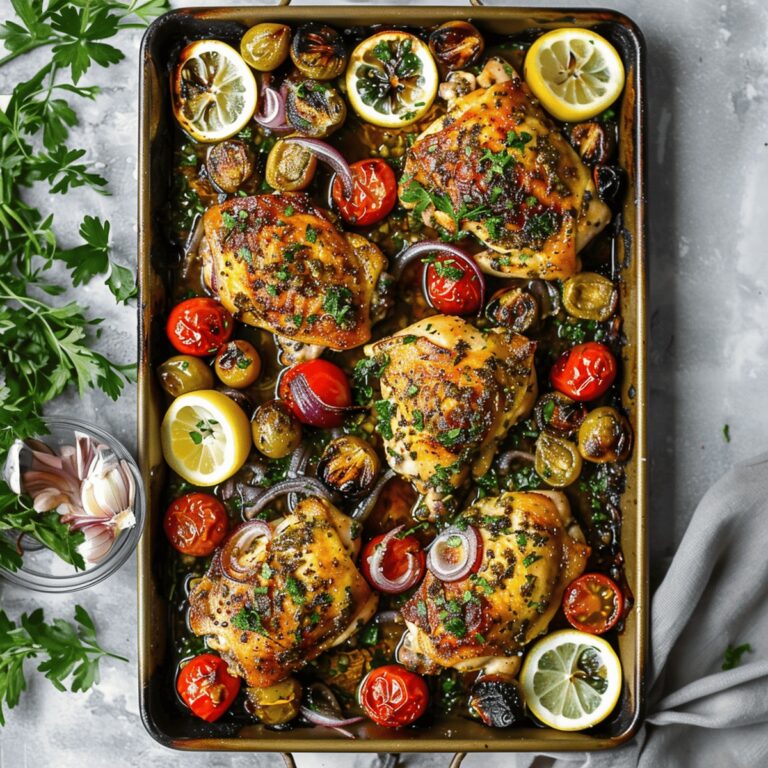 Succulent Greek Sheet Pan Chicken Recipe