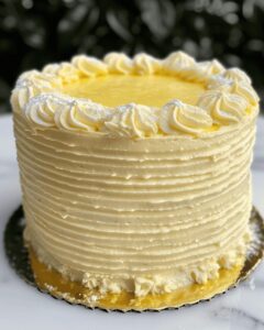 Lemon Velvet Cake Recipe