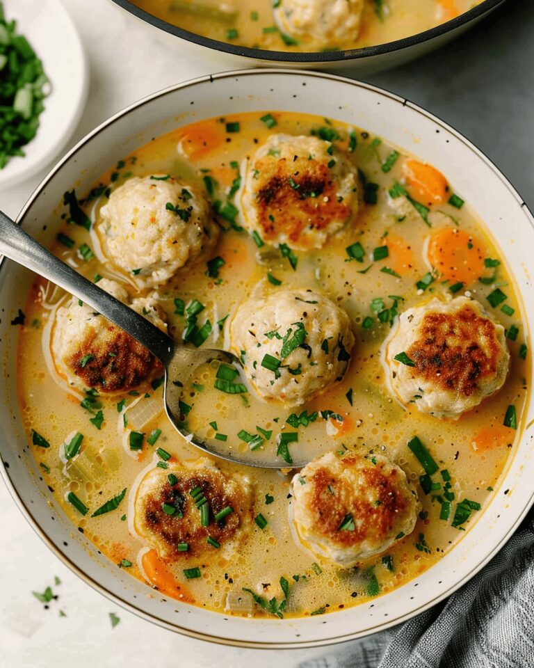 Chicken Meatball Soup Recipe