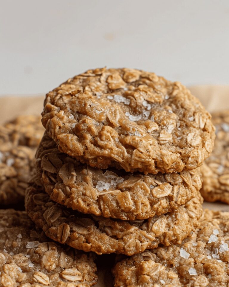 Gluten Free Salted Oatmeal Cookies Recipe