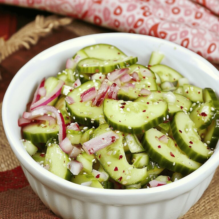 Zesty Asian Cucumber Salad Recipe