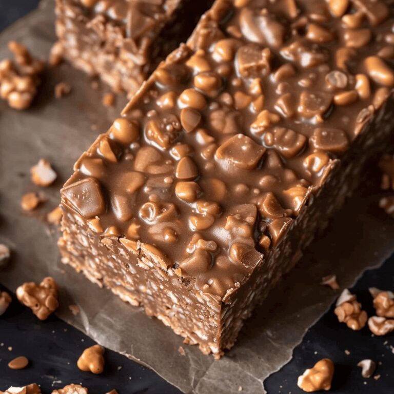 Irresistible No-Bake Chocolate Peanut Butter Crunch Bars Recipe