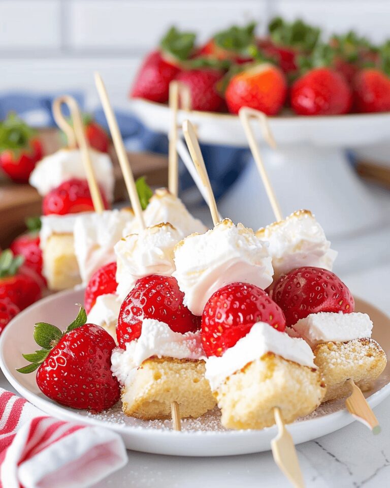 Strawberry Shortcake Kabobs 2 Ways Recipe