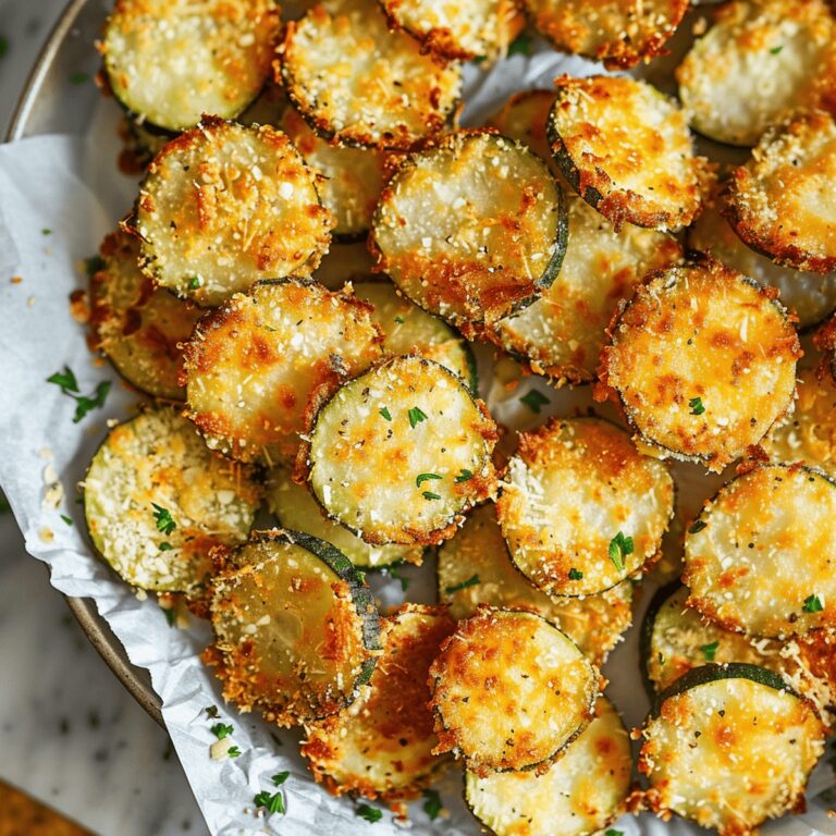Crispy Zucchini Parmesan Crisps Recipe