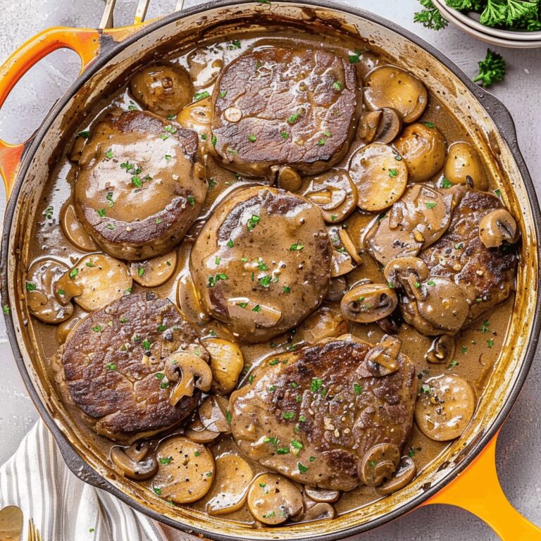 Fillet Steak with Mushroom Sauce Recipe