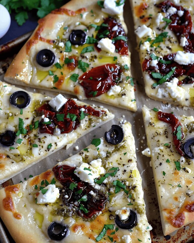 Homemade Mediterranean Flatbread Recipe