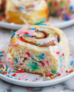 Funfetti Cinnamon Rolls Recipe