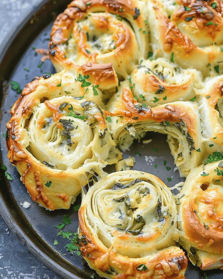 Cheesy Spinach and Artichoke Pinwheels Recipe