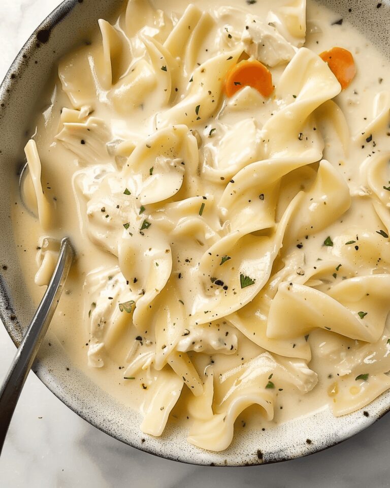 Silky Chicken Noodle Soup Recipe