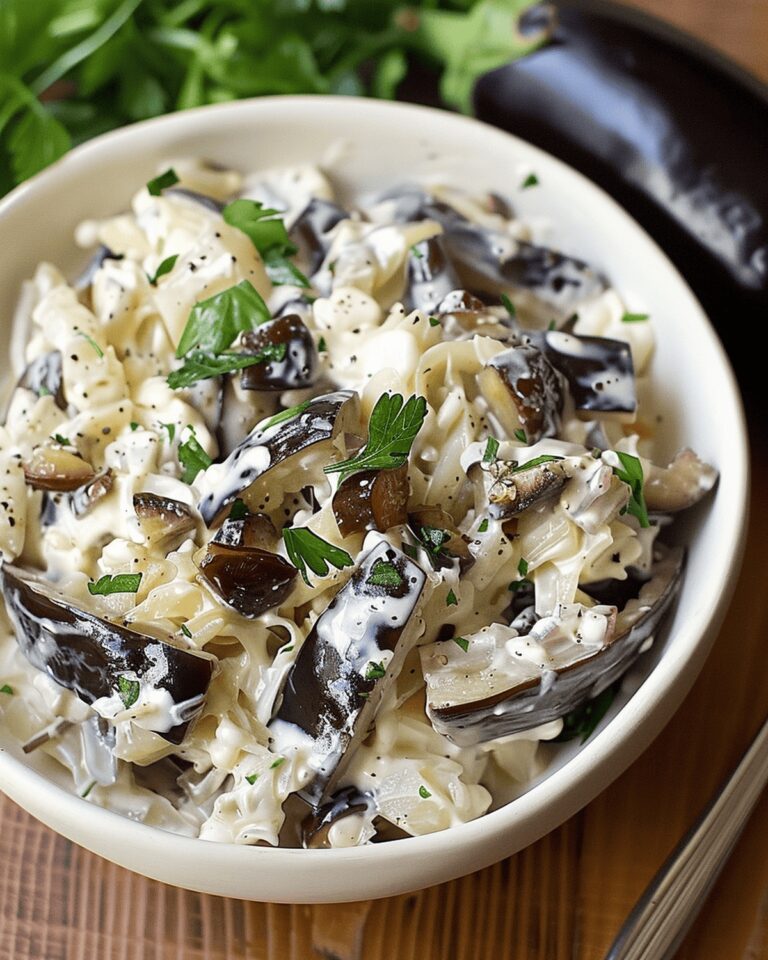 Vibrant Creamy Eggplant Salad Recipe