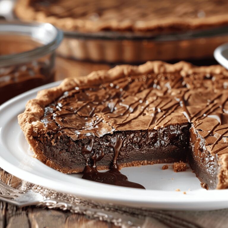 Decadent Brownie Pie Recipe