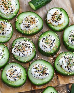 Everything Bagel Cucumber Bites Recipe
