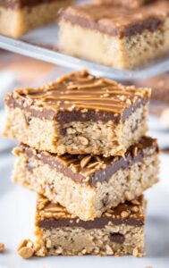 Decadent Peanut Butter Oatmeal Bars Recipe