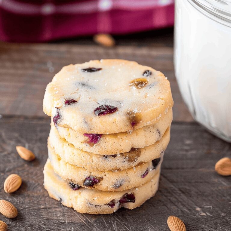 Cranberry Pistachio Shortbread Recipe