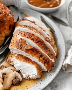 Juicy Air Fryer Turkey Breast Recipe