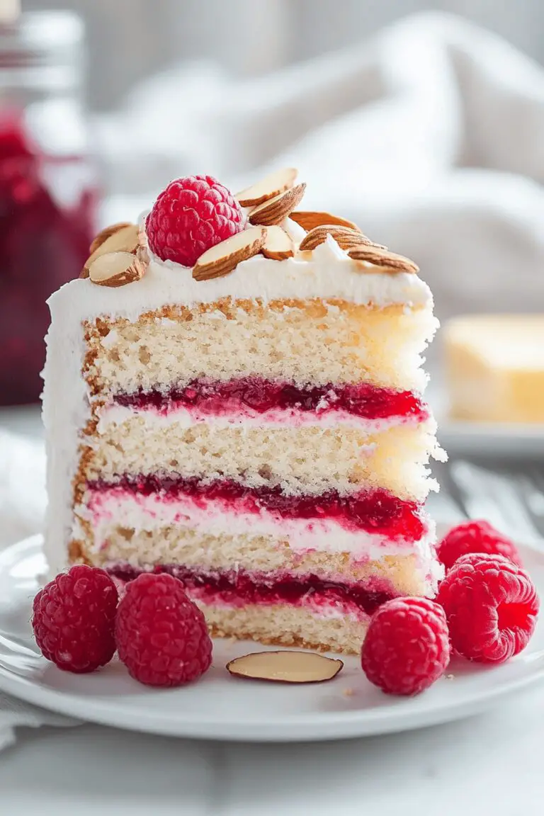 White Chocolate Raspberry Cake Recipe