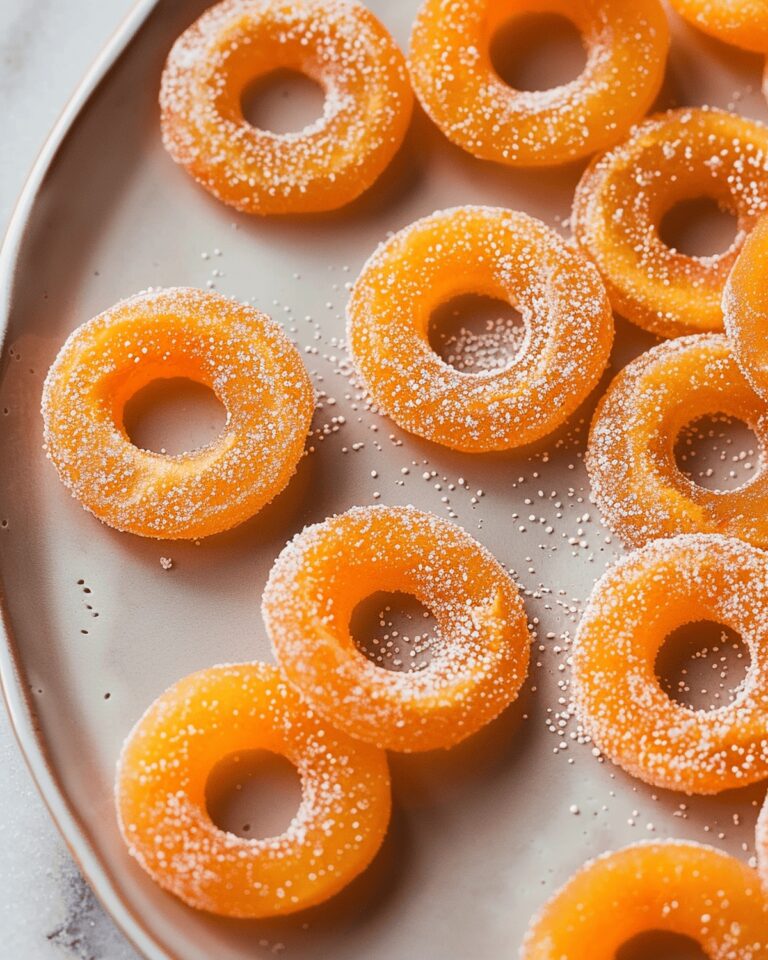 Homemade Peach Ring Gummies Recipe