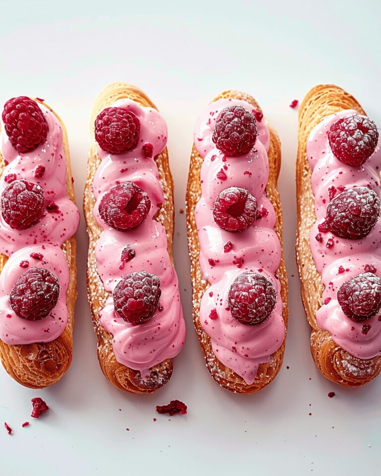 Raspberry and Cream clairs Recipe